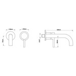 Wiesbaden Caral Twenty eenhendel wastafel-afbouwdeel | Gunmetal Wiesbaden Wiesbaden Caral Twenty eenhendel wastafel-afbouwdeel | Gunmetal