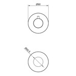 Wiesbaden Dreams afbouwdeel stopkraan | Mat zwart Wiesbaden Wiesbaden Dreams afbouwdeel stopkraan | Mat zwart