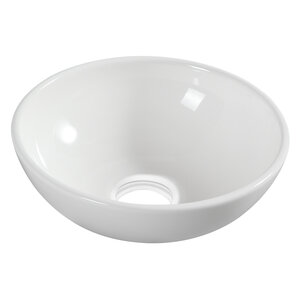 Wiesbaden Wiesbaden Kimo waskom rond 28x10cm keramiek | Glans wit Wiesbaden Kimo waskom rond 28x10cm keramiek | Glans wit