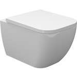 Wiesbaden Sky wandcloset verkort met Sky toiletzitting softclose en quick release | Glans wit Wiesbaden Wiesbaden Sky wandcloset verkort met Sky toiletzitting softclose en quick release | Glans wit