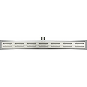 Wiesbaden Wiesbaden 3e generatie douchegoot met flens en rooster 100x7cm RVS Wiesbaden 3e generatie douchegoot met flens en rooster 100x7cm RVS