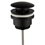 Wiesbaden luxe clickwaste 5/4 laag model | Mat zwart Wiesbaden Wiesbaden luxe clickwaste 5/4 laag model | Mat zwart