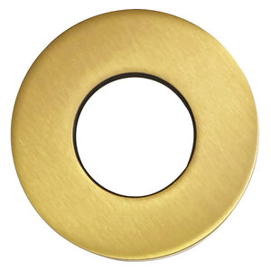 Wiesbaden Wiesbaden Star sifon rozet 32 mmx65 mm | Geborsteld messing Wiesbaden Star sifon rozet 32 mmx65 mm | Geborsteld messing