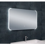 Wiesbaden Bracket spiegel rechthoek met LED, dimbaar en spiegelverwarming 100 x 60cm Wiesbaden Wiesbaden Bracket spiegel rechthoek met LED, dimbaar en spiegelverwarming 100 x 60cm