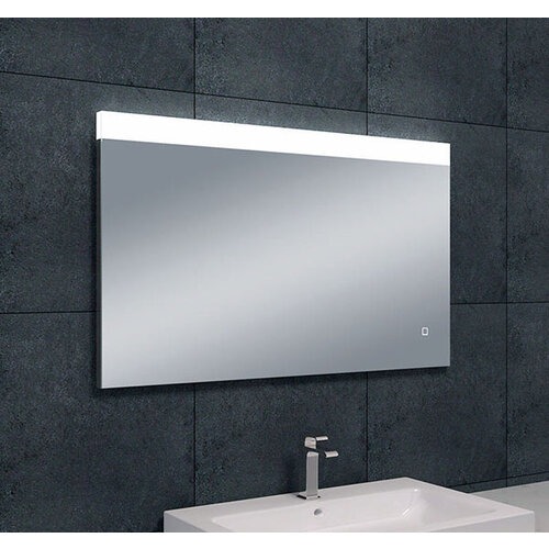 Wiesbaden Wiesbaden Single spiegel rechthoek met LED, dimbaar en spiegelverwarming 100 x 60cm