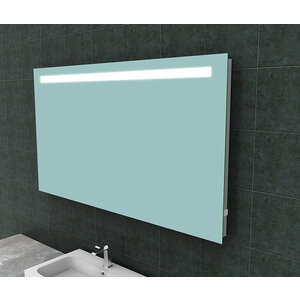 Wiesbaden Tigris spiegel rechthoek met LED en stopcontact 140x80cm