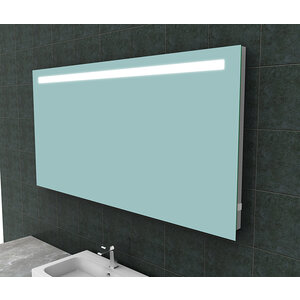 Wiesbaden Tigris spiegel rechthoek met LED en stopcontact 160x80cm