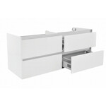 Wiesbaden Vision onderkast dubbel met 4 laden 120x46 | Wit Wiesbaden Wiesbaden Vision onderkast dubbel met 4 laden 120x46 | Wit