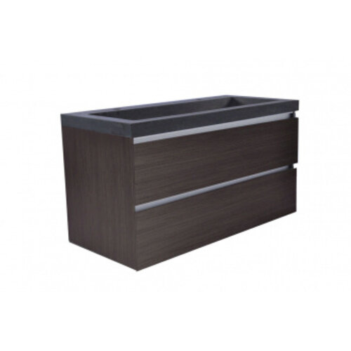 Wiesbaden Vision onderkast met 2 laden 100x46 | Houtnerf grijs Wiesbaden Wiesbaden Vision onderkast met 2 laden 100x46 | Houtnerf grijs