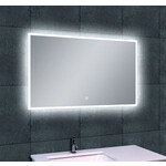 Wiesbaden Wiesbaden Quatro spiegel rechthoek met LED, dimbaar en spiegelverwarming 100 x 60cm