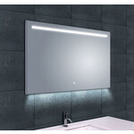 Wiesbaden Wiesbaden Ambi one spiegel rechthoek met LED, dimbaar en spiegelverwarming 100 x 60cm