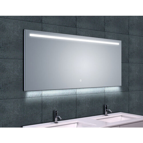 Wiesbaden Wiesbaden Ambi one spiegel rechthoek met LED, dimbaar en spiegelverwarming 140 x 60cm