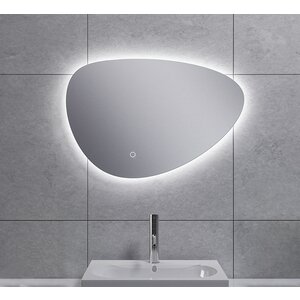 Wiesbaden Uovo spiegel eirond met LED, dimbaar 60cm