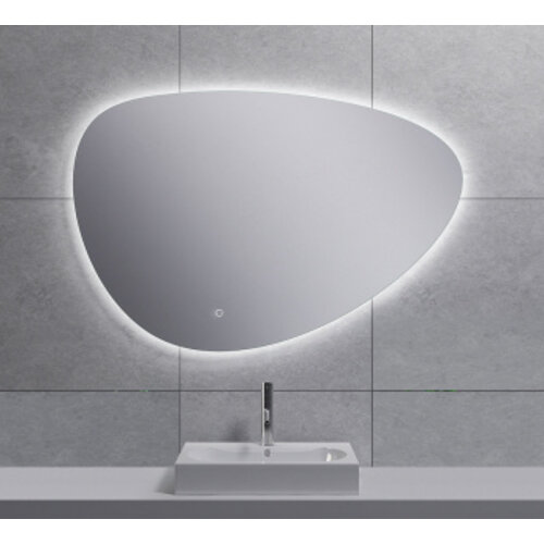Wiesbaden Wiesbaden Uovo spiegel ovaal met LED, dimbaar en spiegelverwarming 100cm