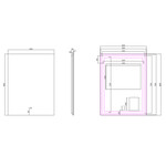 Wiesbaden Wiesbaden Soul spiegel rechthoek met LED, dimbaar en spiegelverwarming 60 x 80cm