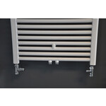 Wiesbaden Wiesbaden Luxe radiator aansluitset recht | Chroom