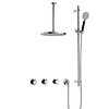 Hotbath Cobber Regendoucheset IBS70 | Chroom | Ronde handdouche | 30cm Hoofddouche | 30cm Plafondbuis | Handouche met glijstang