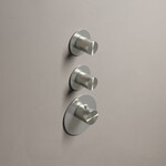 HotBath Archie Afbouwdeel - High Flow thermostaat met 2 stopkranen RVS316 ARHF012IX HotBath HotBath Archie Afbouwdeel - High Flow thermostaat met 2 stopkranen RVS316 ARHF012IX