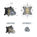HotBath Cobber Afbouwdeel - Cobber 7068 Mat Wit CB7068EXTWH HotBath HotBath Cobber Afbouwdeel - Cobber 7068 Mat Wit CB7068EXTWH