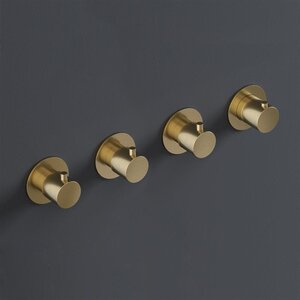 HotBath HotBath Cobber Afbouwdeel - Inbouw douche thermostaat met 3 stopkranen horizontaal en verticaal te monteren Verouderd Ijzer CB7070EXTAI HotBath Cobber Afbouwdeel - Inbouw douche thermostaat met 3 stopkranen horizontaal en verticaal te monteren Verouderd Ijzer CB7070EXTAI