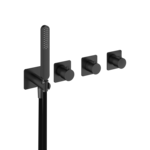 HotBath Gal Afbouwdeel - Inbouw bad/douche thermostaat 2 stopkranen zonder uitloop Geborsteld Gunmetal PVD GL7071EXTBGP HotBath HotBath Gal Afbouwdeel - Inbouw bad/douche thermostaat 2 stopkranen zonder uitloop Geborsteld Gunmetal PVD GL7071EXTBGP