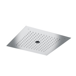 HotBath Mate Inbouw hoofddouche vierkant 38x38cm met Waterpilaar Geborsteld Koper PVD M148BCP