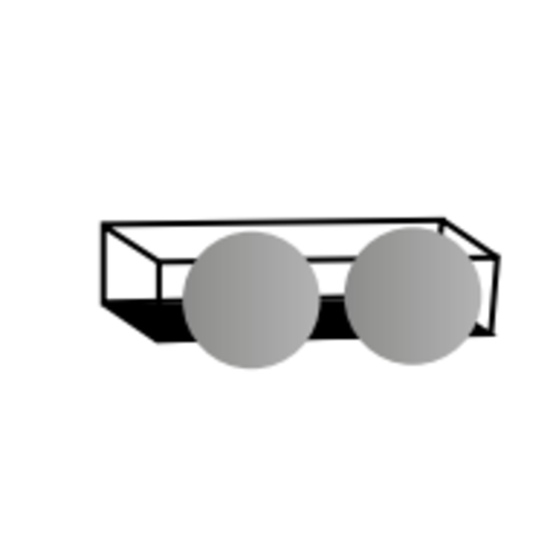 Ink UFO 2x Spiegel rond met frame incl. onderplaat en spiegelbevestigingen | Mat Zwart | 120x32x15cm INK Ink UFO 2x Spiegel rond met frame incl. onderplaat en spiegelbevestigingen | Mat Zwart | 120x32x15cm