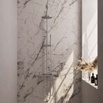 BRAUER Chrome Edition opbouw thermostatische regendouche met 20 cm douchekop en staaf handdouche en doucheslang chroom | Chroom | 20cm | Staafmodel Brauer BRAUER Chrome Edition opbouw thermostatische regendouche met 20 cm douchekop en staaf handdouche en doucheslang chroom | Chroom | 20cm | Staafmodel