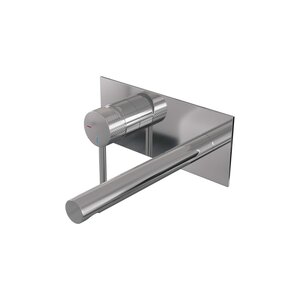 Brauer Brauer Chrome Carving inbouw wastafelmengkraan | Chroom | Rechte uitloop | Achterplaat | Lang smal | Links Brauer Chrome Carving inbouw wastafelmengkraan | Chroom | Rechte uitloop | Achterplaat | Lang smal | Links