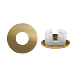 BRAUER Overloopring goud geborsteld PVD | Goud Brauer BRAUER Overloopring goud geborsteld PVD | Goud