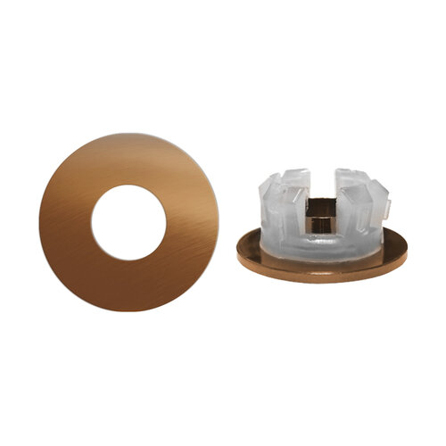 BRAUER Overloopring koper geborsteld PVD | Geborsteld koper PVD Brauer BRAUER Overloopring koper geborsteld PVD | Geborsteld koper PVD