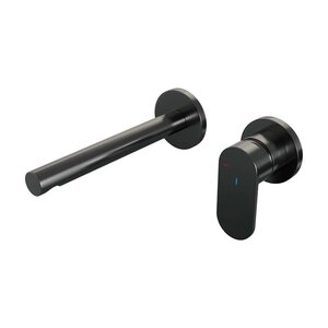 Brauer Brauer Gunmetal Edition inbouw wastafelmengkraan | Geborsteld gunmetal PVD | Rechte uitloop | Rozetten | Breed plat | Rechts Brauer Gunmetal Edition inbouw wastafelmengkraan | Geborsteld gunmetal PVD | Rechte uitloop | Rozetten | Breed plat | Rechts