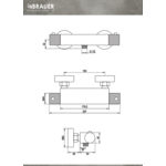 BRAUER Gunmetal Carving opbouw douche thermostaatkraan met glijstang en staaf handdouche en doucheslang gunmetal geborsteld PVD | Geborsteld gunmetal PVD | Staafhanddouche Brauer BRAUER Gunmetal Carving opbouw douche thermostaatkraan met glijstang en staaf handdouche en doucheslang gunmetal geborsteld PVD | Geborsteld gunmetal PVD | Staafhanddouche