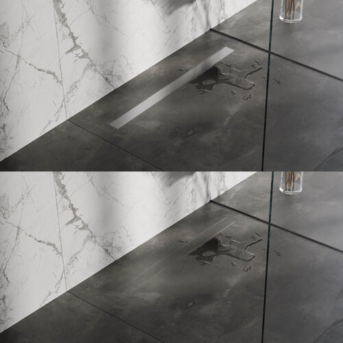 Brauer Losse rooster | Geborsteld nikkel | 100cm Brauer Brauer Losse rooster | Geborsteld nikkel | 100cm