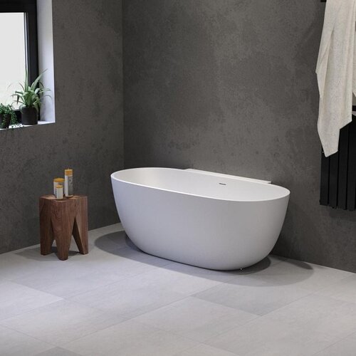 Solidline Albali back to wall bad | 170 cm | Mat Wit Solidline Solidline Albali back to wall bad | 170 cm | Mat Wit