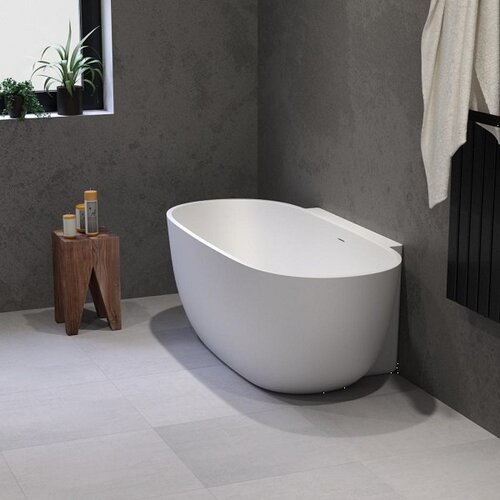 Solidline Albali back to wall bad | 170 cm | Mat Wit Solidline Solidline Albali back to wall bad | 170 cm | Mat Wit