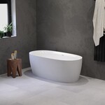 Solidline Livia vrijstaand bad | 180 cm | Wit Solidline Solidline Livia vrijstaand bad | 180 cm | Wit