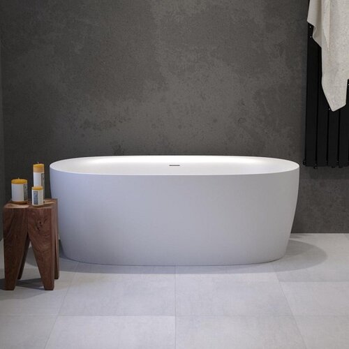 Solidline Livia vrijstaand bad | 160 cm | Mat Wit Solidline Solidline Livia vrijstaand bad | 160 cm | Mat Wit