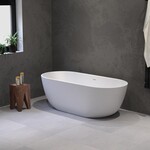 Solidline Terra vrijstaand bad | 158 cm | Mat wit Solidline Solidline Terra vrijstaand bad | 158 cm | Mat wit