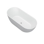 Solidline Terra vrijstaand bad | 158 cm | Mat wit Solidline Solidline Terra vrijstaand bad | 158 cm | Mat wit