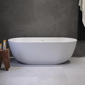 Solidline Terra vrijstaand bad | 180 | Mat wit