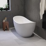 Solidline Geona vrijstaand bad 168x76cm Wit Solidline Solidline Geona vrijstaand bad 168x76cm Wit