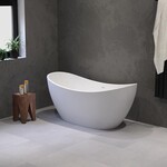 Solidline Geona vrijstaand bad 180x80cm Wit Solidline Solidline Geona vrijstaand bad 180x80cm Wit