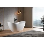 Solidline Geona vrijstaand bad 180x80cm Wit Solidline Solidline Geona vrijstaand bad 180x80cm Wit