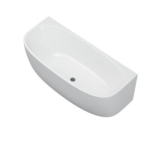 Solidline Arona back to wall bad | 160 cm | Wit Solidline Solidline Arona back to wall bad | 160 cm | Wit