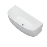 Solidline Arona back to wall bad | 180 cm | Wit Solidline Solidline Arona back to wall bad | 180 cm | Wit