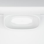 Solidline Arona back to wall bad | 180 cm | Wit Solidline Solidline Arona back to wall bad | 180 cm | Wit