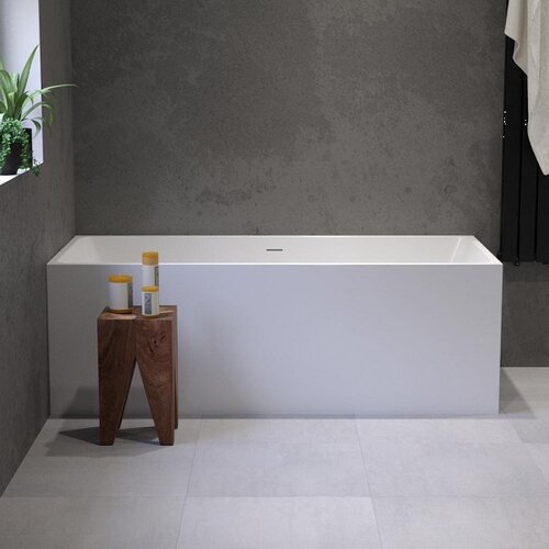 Solidline Solidline Square back to wall bad 170x74cm Wit