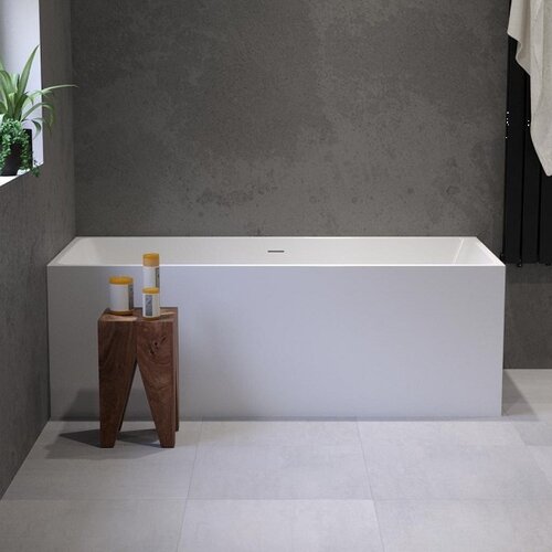 Solidline Square back to wall bad 178.5x80cm Wit Solidline Solidline Square back to wall bad 178.5x80cm Wit