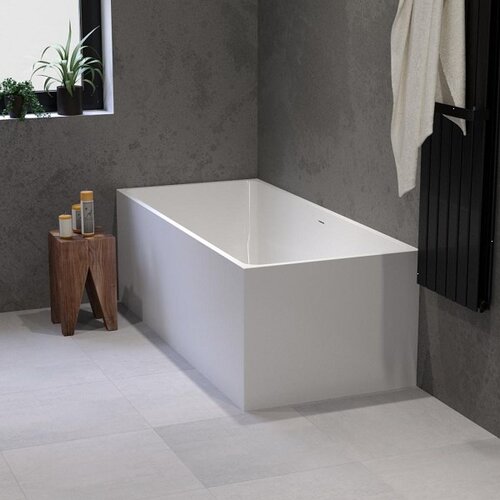 Solidline Solidline Square back to wall bad 178.5x80cm Wit